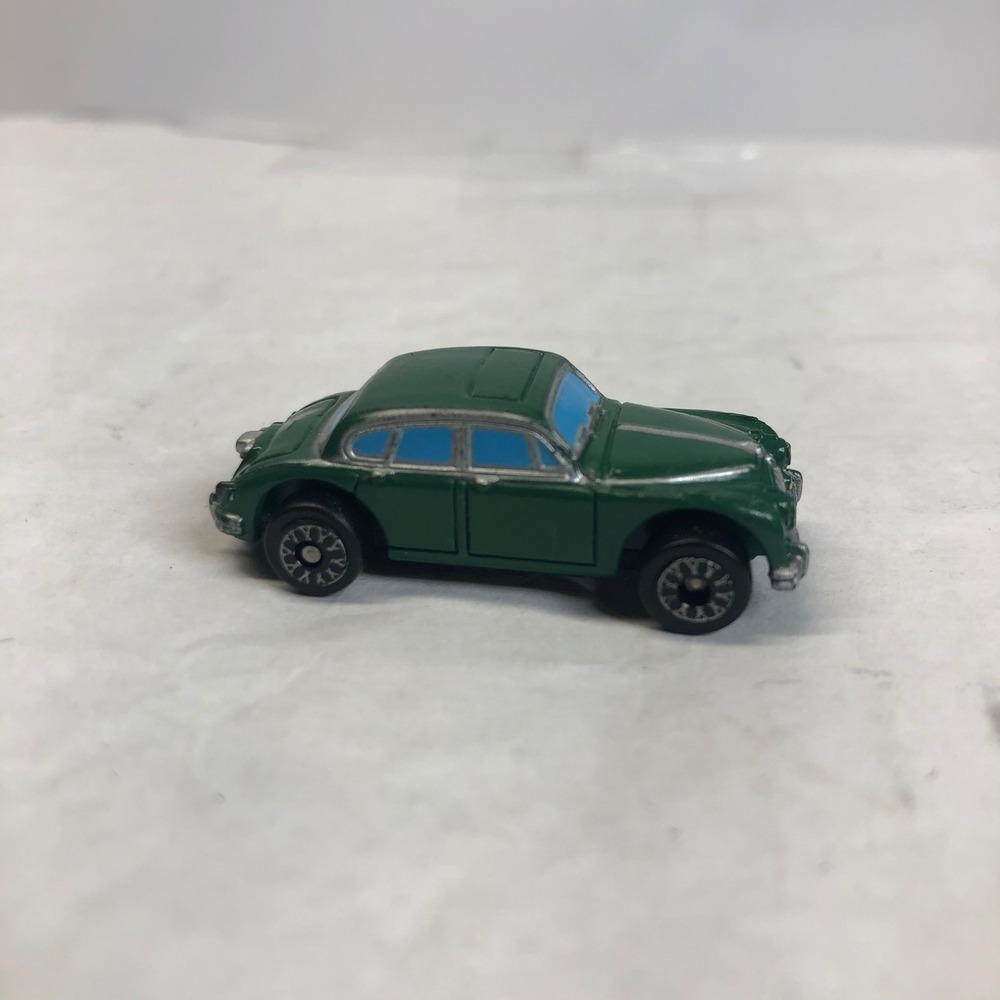 Vintage Micro Machines Galoob Green Jaguar MK II 3.8 Toy Car Display Collectible